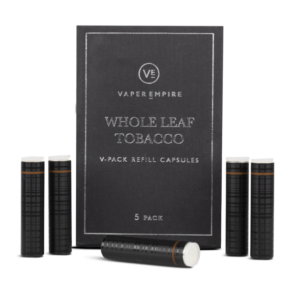 V-Pack II – Whole Leaf Tobacco Cartomiser (5-Pack)