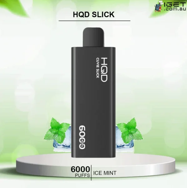 HQD SLICK ICE MINT – 6000 PUFFS