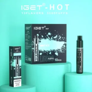 IGET HOT 5500 PUFFS – 10 PACK