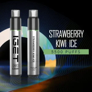 IGET HOT STRAWBERRY KIWI ICE – 5500 PUFFS