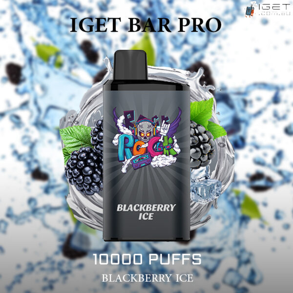 IGET BAR PRO – BLACKBERRY ICE – 10000 PUFFS