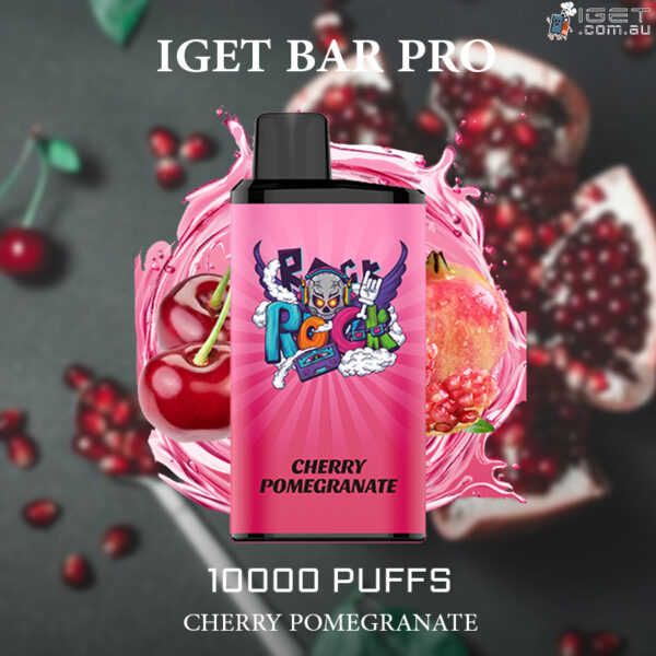 IGET BAR PRO – CHERRY POMEGRANATE – 10000 PUFFS