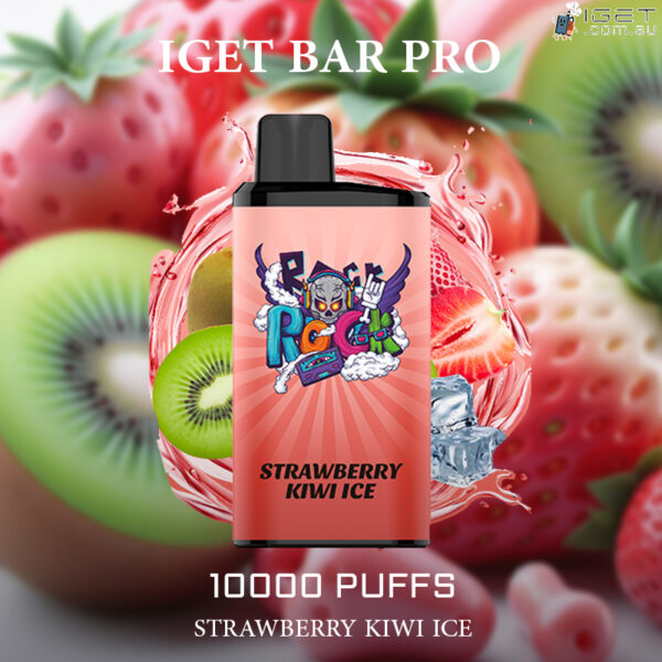 IGET BAR PRO – STRAWBERRY KIWI ICE- 10000 PUFFS