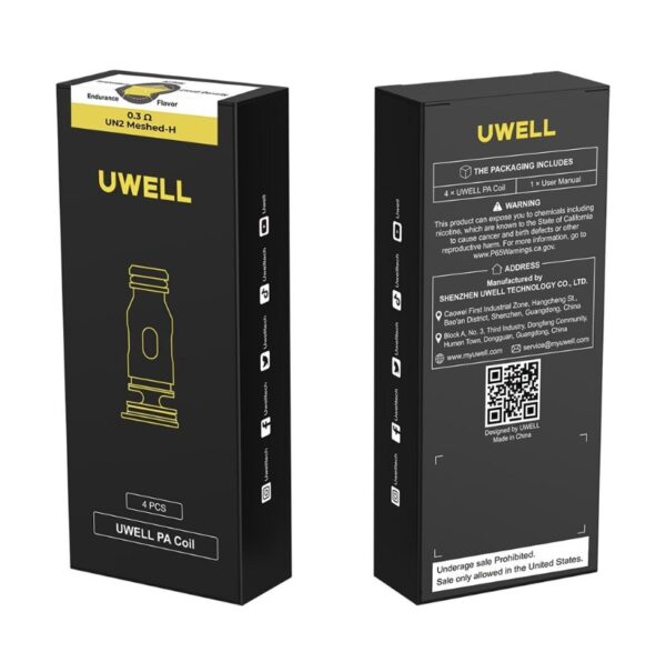 Uwell Crown D PA 0.3ohm Coil - 4 Pack