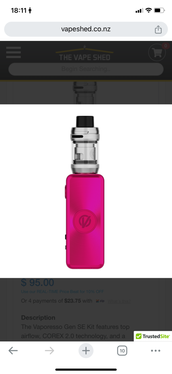 Vaporesso Gen SE (iTank T) Kit - Image 3