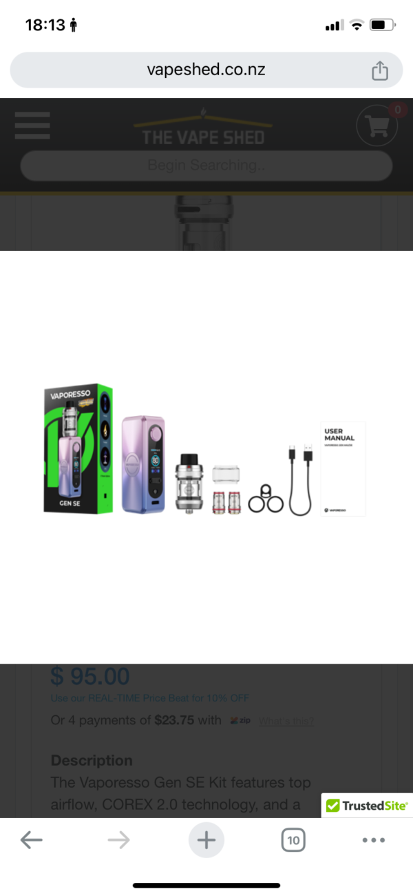 Vaporesso Gen SE (iTank T) Kit - Image 5