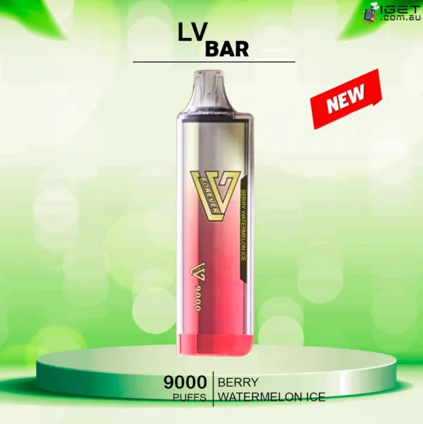 LV BAR – BERRY WATERMELON ICE – 9000 PUFFS